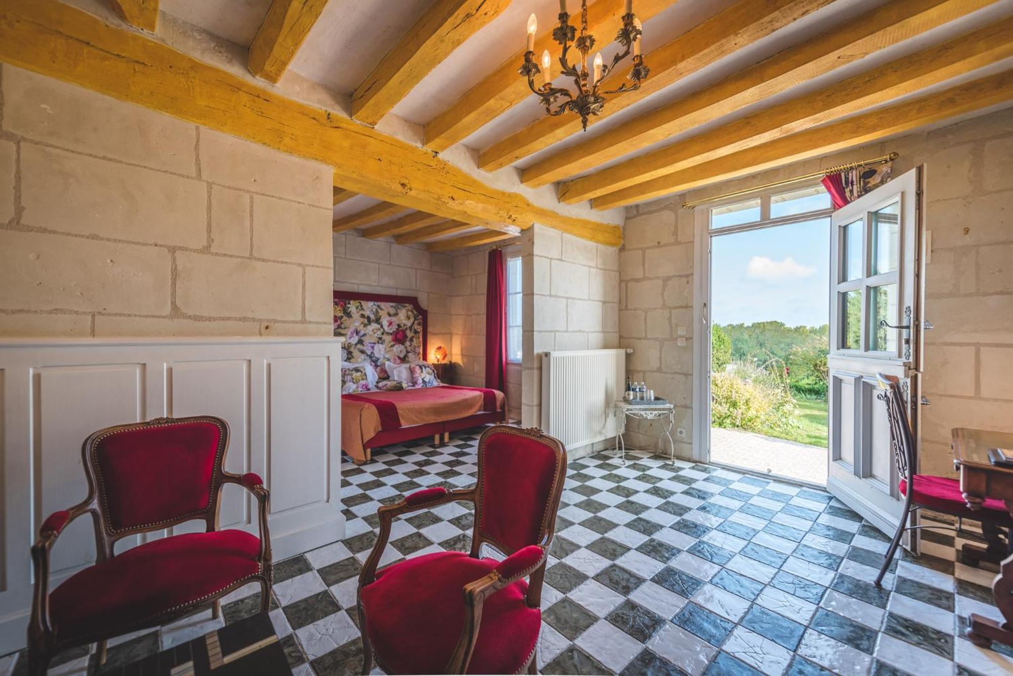 Hotel Logis Demeure De La Vignole Turquant Exteriér fotografie